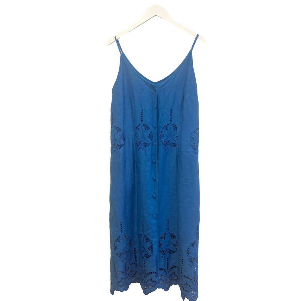 NEW EVI GRINTELA women's esther mini dress in blue